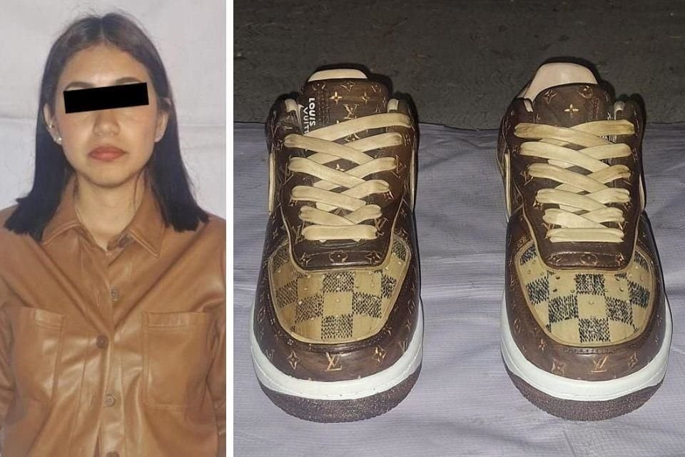 Sandra 'N' habría robado tenis de 1.2 millones de pesos.