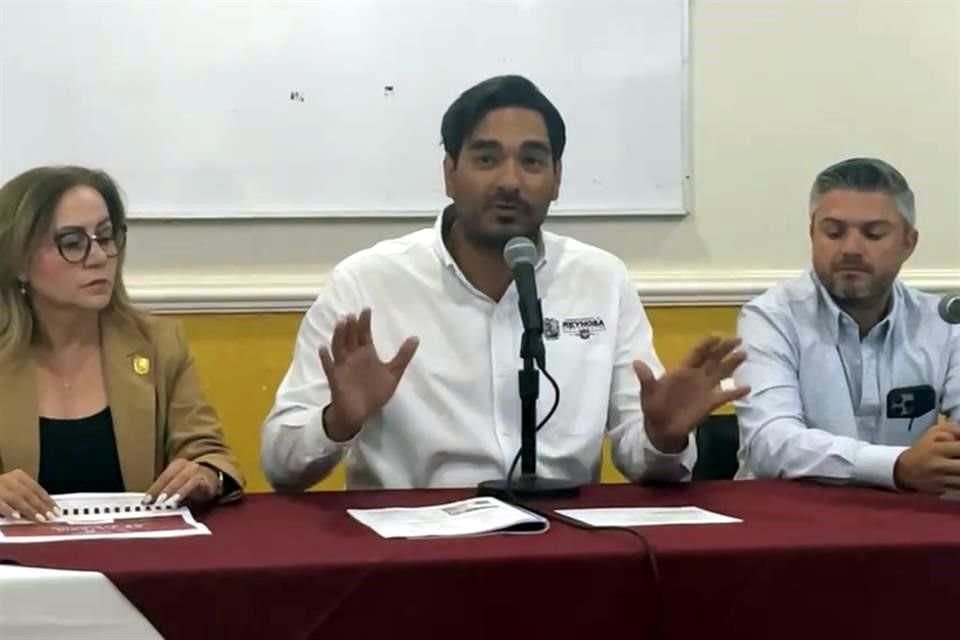 El Alcalde Carlos Peña Ortiz ofreció una evaluación de daños dejados por la tormenta en Reynosa.