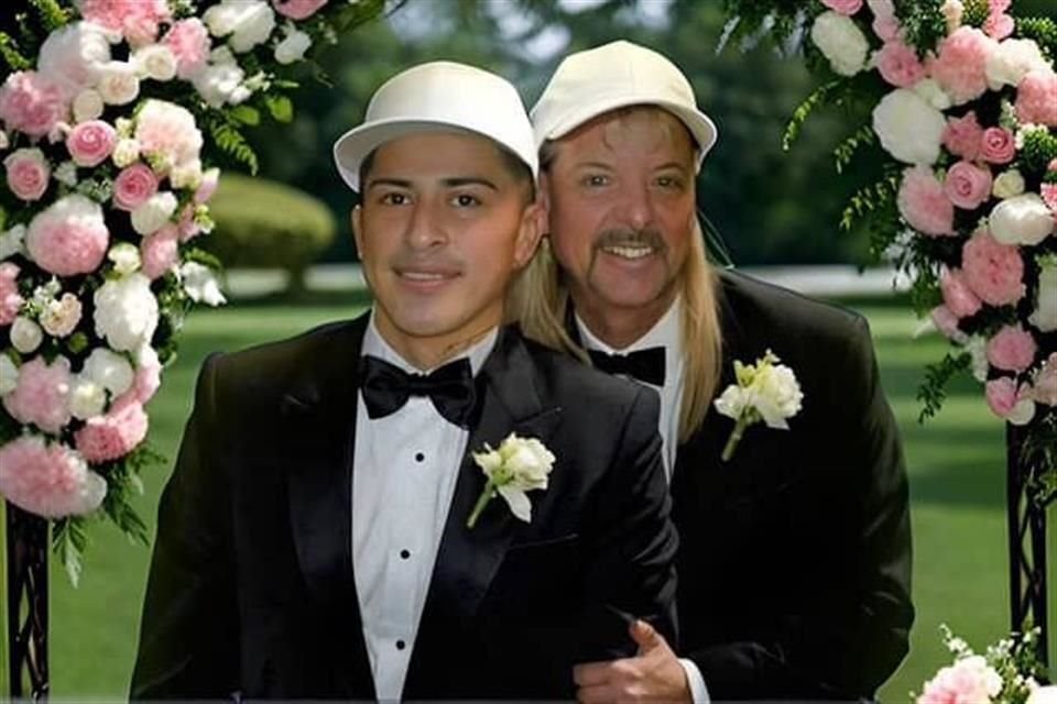 Joe Exotic, de la serie 'Tiger King', se casó en prisión con Jorge Flores, un recluso mexicano, mientras cumple una condena de 21 años.