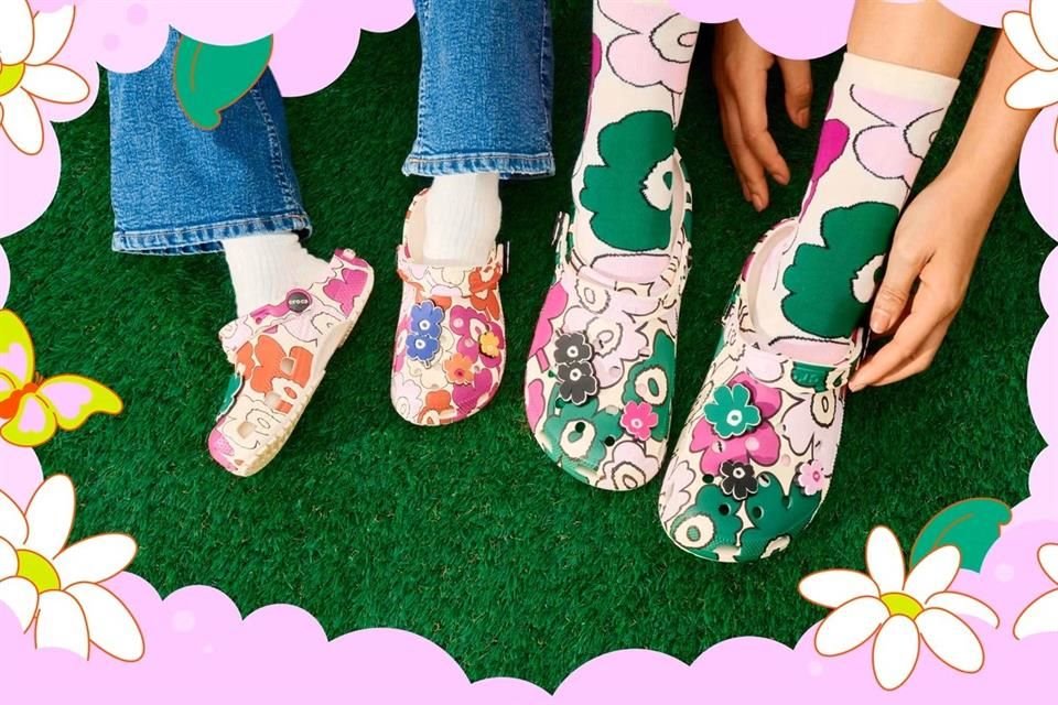 La colección presenta el emblemático estampado Unikko de Marimekko, una abstracción floral diseñada por Maija Isola en 1964, símbolo de alegría y creatividad.