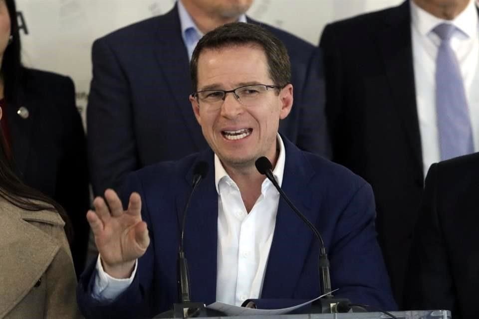 El coordinador de la bancada del PAN en el Senado, Ricardo Anaya.