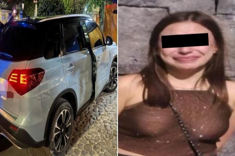 A la joven, quien conducía el automóvil, se le imputa el delito de homicidio culposo agravado. 
