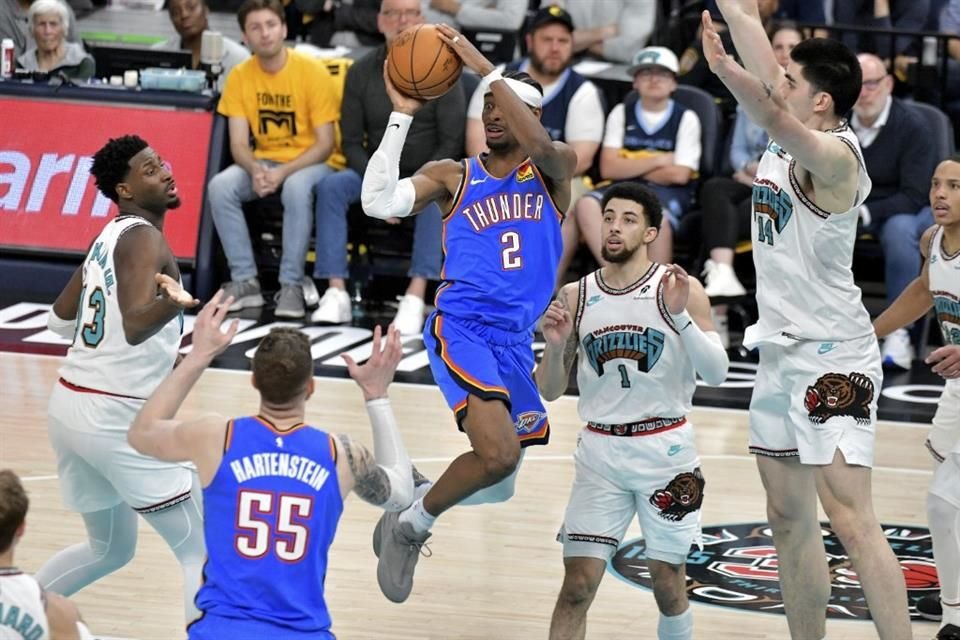 Oklahoma City buscará acabar con los Grizzlies esta sábado.