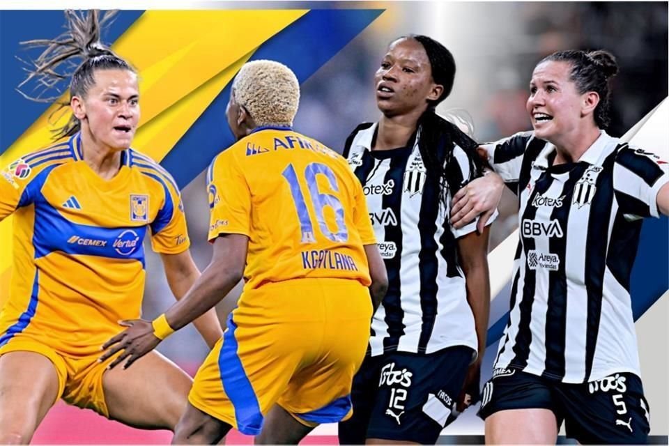Tigres Femenil y Rayadas jugarán esta noche el primer capítulo del Clásico Regio Femenil de Cuartos de Final.
