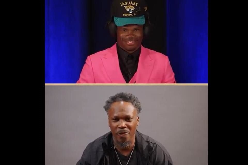 Travis Hunter tuvo doble premio, pues además de ser seleccionado en el Draft, a su papá le dieron permiso en la cárcel para estar con él.