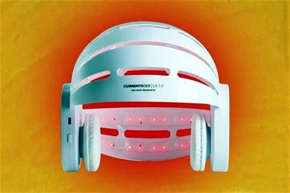 Las terapias de luz roja consiste en cascos y esferas que se pueden colocar sin dolor en la cabeza para estimular el cuero cabelludo.