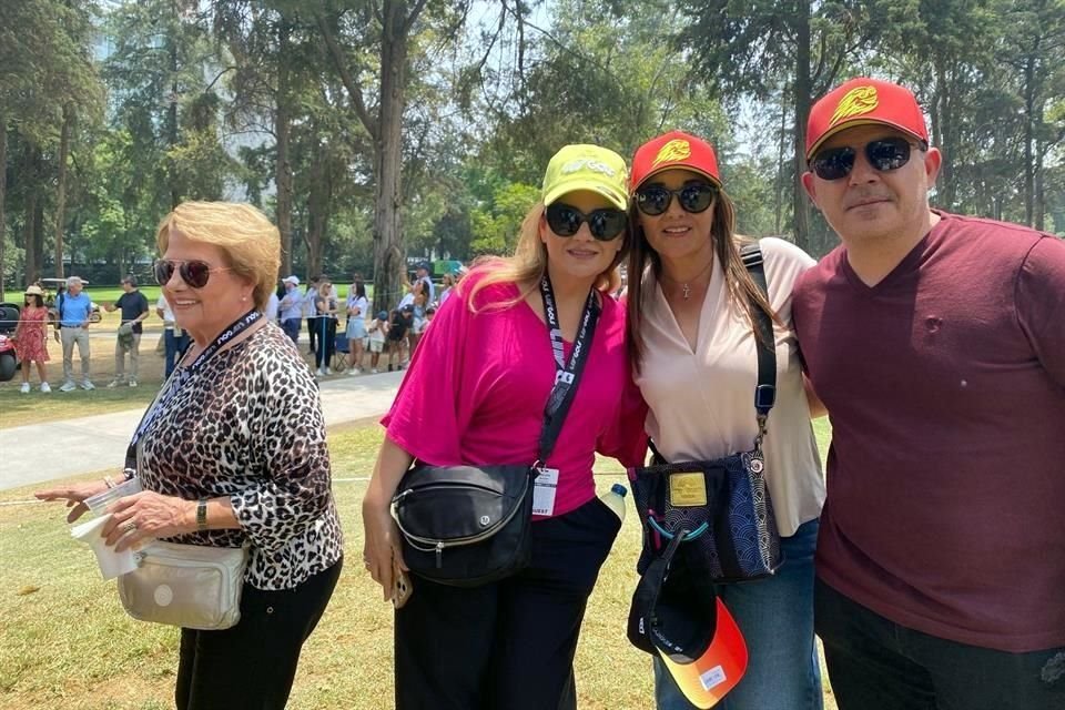 La familia Ancer presente en el torneo donde compite Abraham.