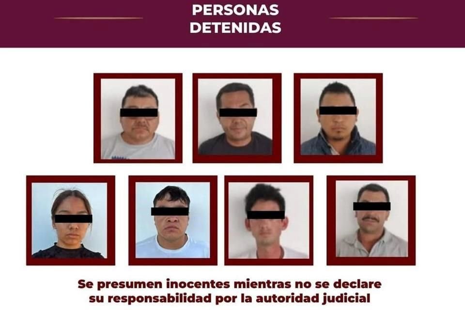 Entre los detenidos se encuentra una mujer.