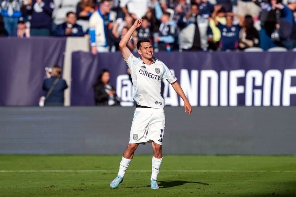 Lozano sumó gol en la MLS, pero su equipo perdió.