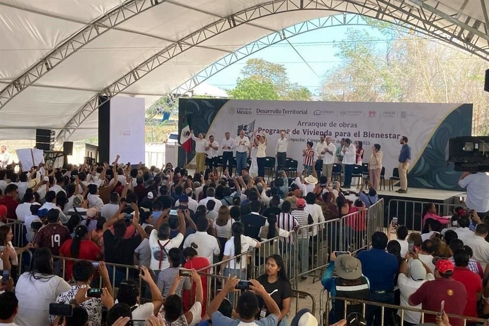 La Presidenta Sheinbaum de gira este domingo en Campeche.