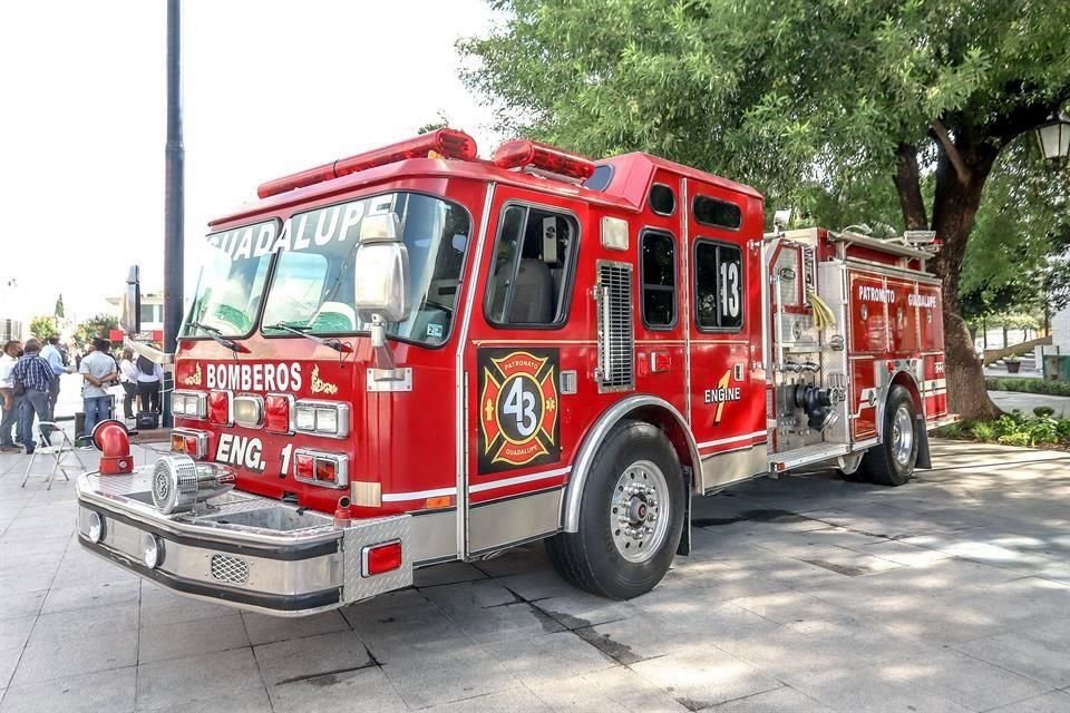 Nueva unidad entregada a Bomberos de Guadalupe.