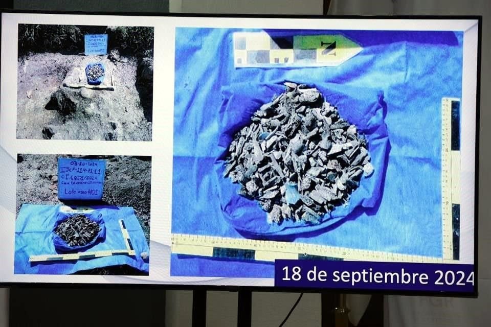 Gertz Manero mostró fotografías del rancho de septiembre del 2024 en donde no había nada.