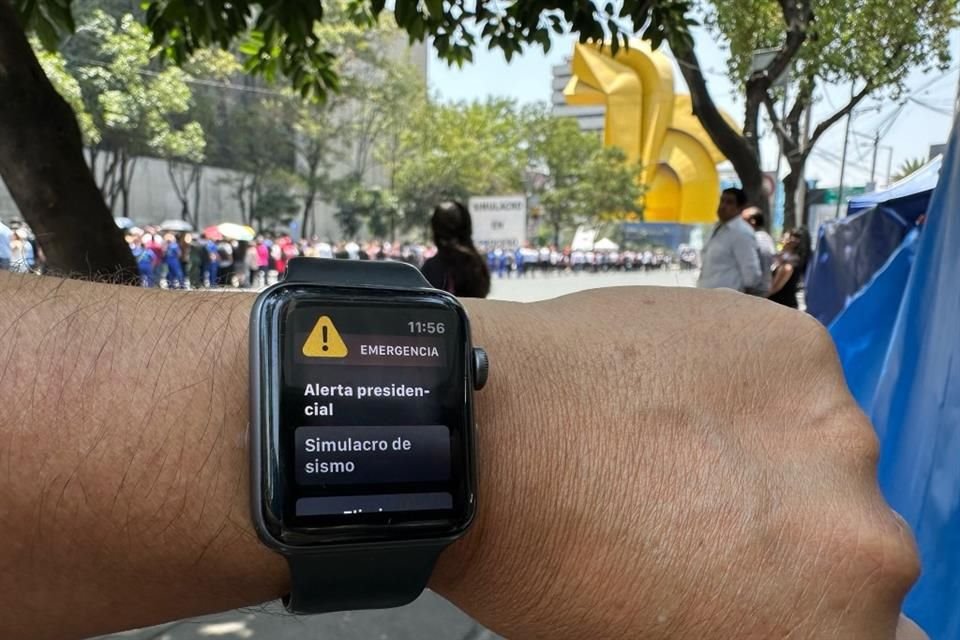 El aviso llegó a distintos dispositivos móviles con la leyenda 'Alerta Presidencial'