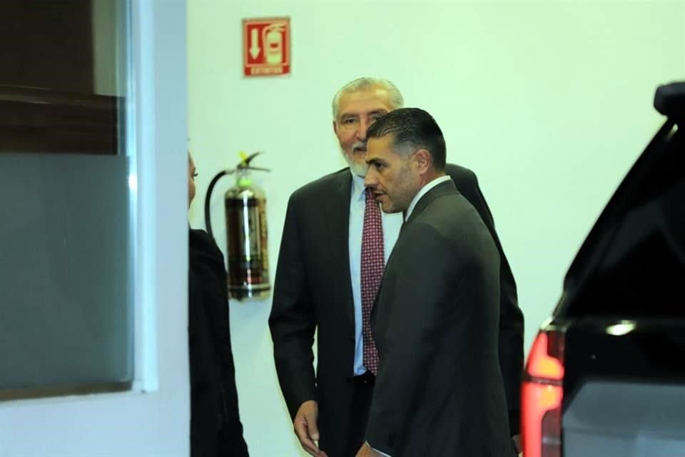 'Fue muy cauto, muy sobrio', resumió la senadora emecista Alejandra Barrales sobre la comparecencia de Harfuch.