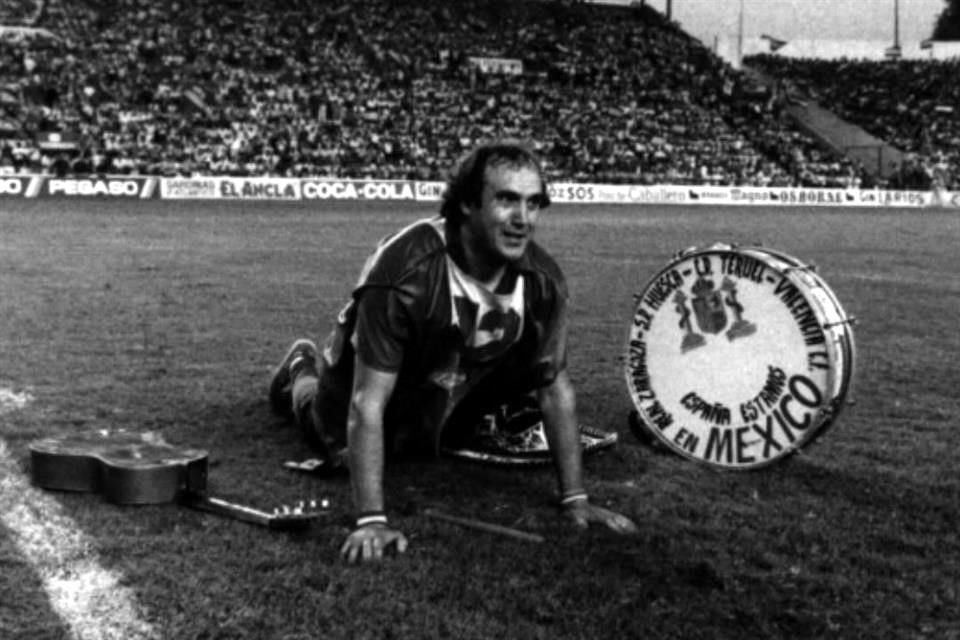 Manolo apoyó a España por 40 años.