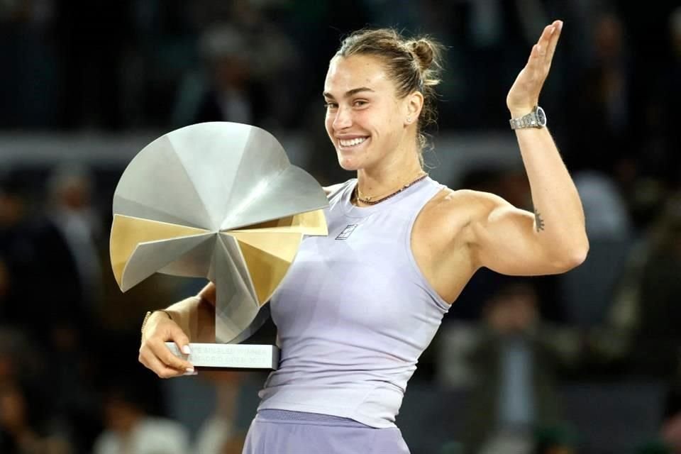 Aryna Sabalenka logró su tercer título del Masters 1000 de Madrid al vencer en sets corridos a Coco Gauff.