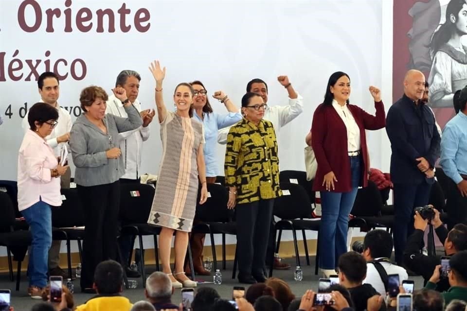 Sheinbaum presentó en Tlalnepantla, Estado de México, un programa de apoyo social de 48 mil millones de pesos.