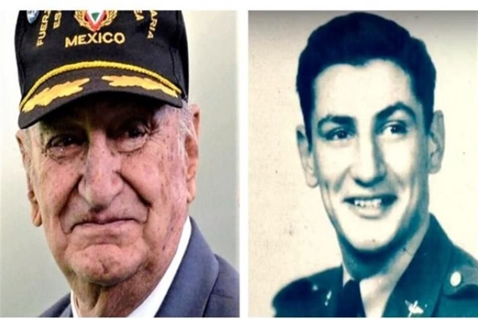 César Maximiliano Gutiérrez fue recordado por las Fuerzas Armadas como héroe por participar en el Escuadrón 201 en la Segunda Guerra Mundial.