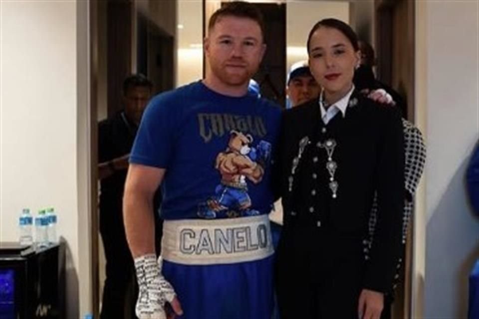 Majo Aguilar agradeció las buenas críticas a su interpretación del Himno Nacional Mexicano, previo a pelea de 'Canelo' Álvarez.