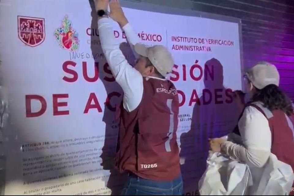 'En las alcaldías Coyoacán e Iztapalapa se colocaron sellos de suspensión a ocho establecimientos que no contaban  con la documentación completa para brindar servicio', detalló el Invea.