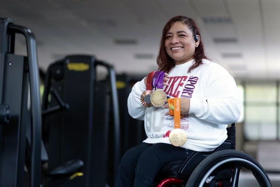 'Me gusta darle a mi hija esa ilusión, esos sueños y esa ambición de superarse a sí misma cada vez más'. Amalia Pérez, deportista paralímpica.