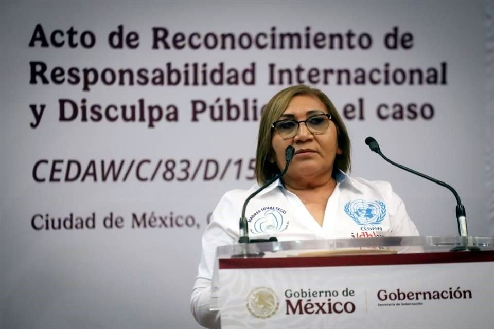 La madre de Ivette Melissa, Sandra Luz Román, aceptó las disculpas del Gobierno e instó a que no queden impunes más casos de desapariciones a lo largo del País.