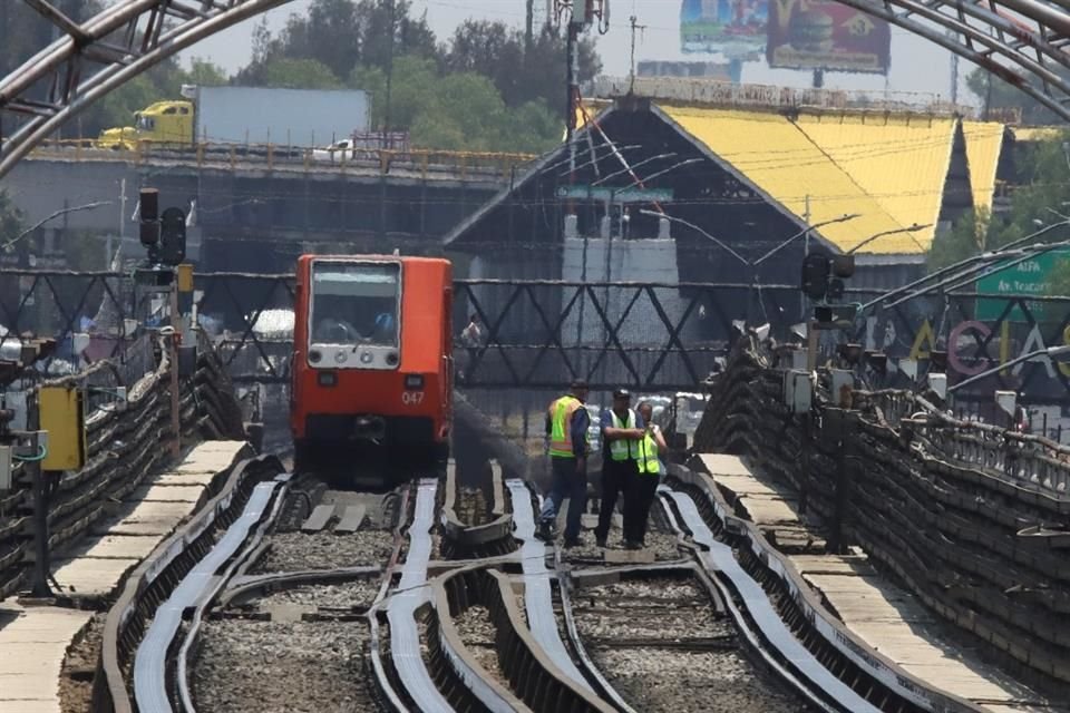 El miércoles, un tramo de la Línea debió suspender el servicio debido al desplazamiento registrado en la infraestructura. 