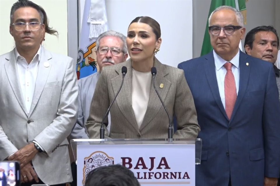 Marina del Pilar, Gobernadora de BC, dijo que EU le retiró la visa por una decisión administrativa, pero que no le han comunicado la causa; afirmó que no ha cometido delito y que es injusto.