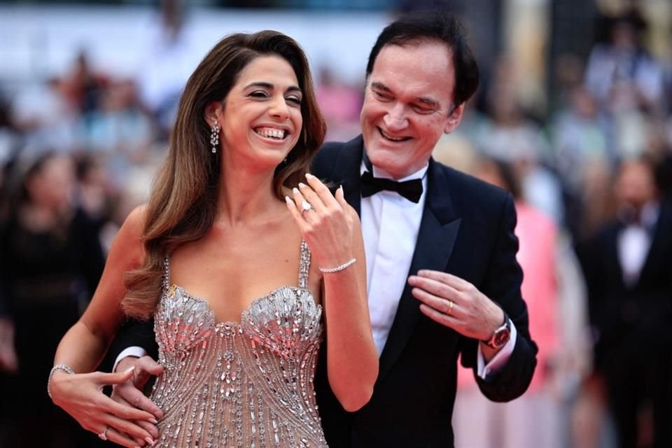 Quentin Tarantino y su esposa Daniella Pick.