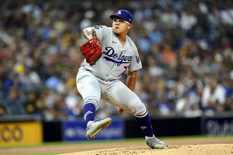 Julio Urías tuvo un buen regreso a la loma.