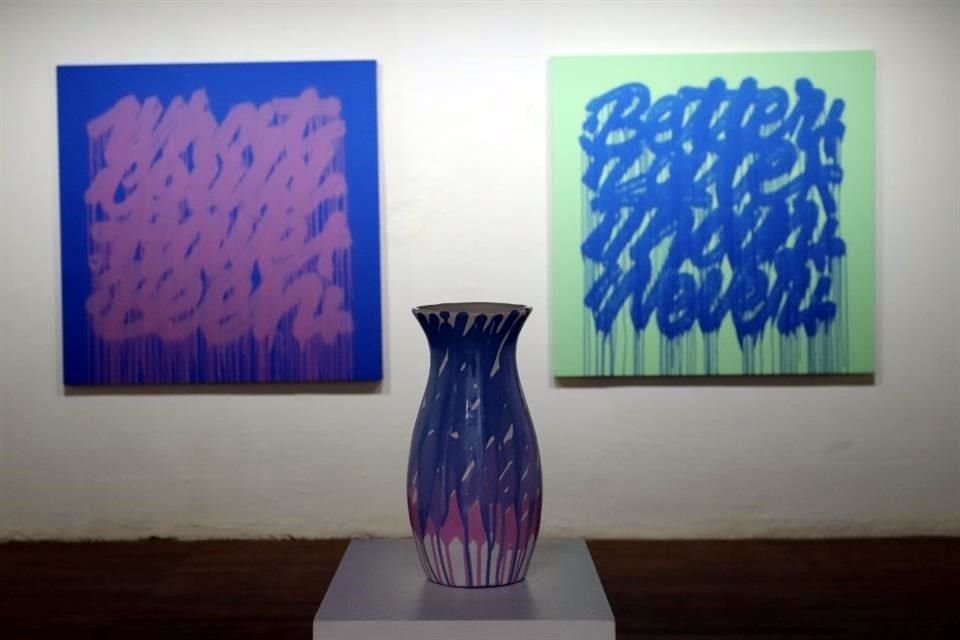 En la planta alta de la casa, el artista It's a Living presenta la muestra 'Untold words (Palabras no dichas)', concebida para el espacio.