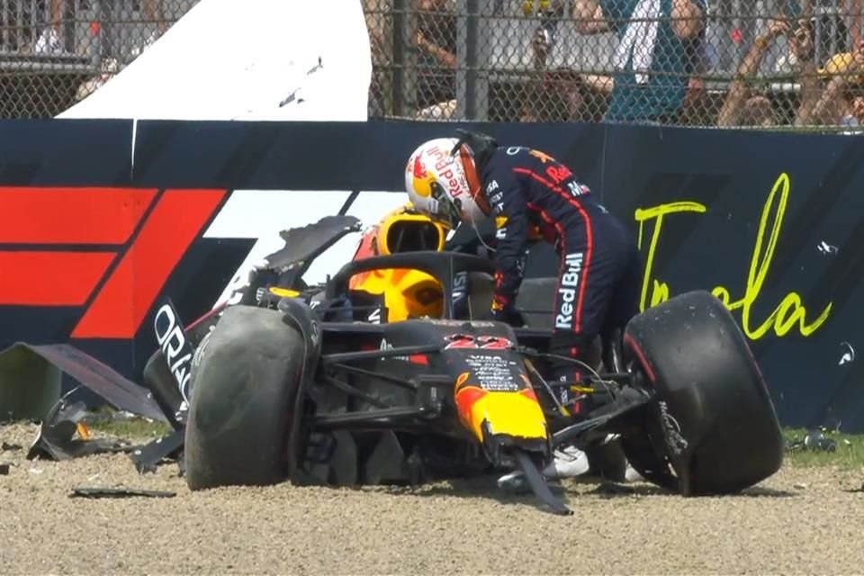 Red Bull driver Yuki Tsunoda lost control of his car during qualifying for the Emilia-Romagna GP and suffered a severe impact.