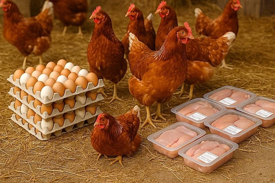 Por foco de gripe aviaria, México suspendió importación de productos avícolas de Brasil, como carne de pollo, huevo fértil y aves vivas.