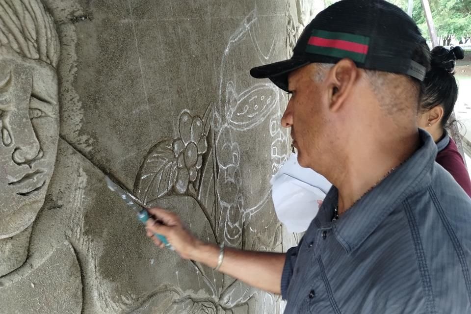 Artistas de la Alcaldía Álvaro Obregón trabajan actualmente en una pieza en Costa Rica. 