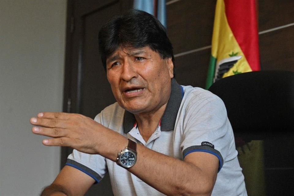 El ex Presidente Evo Morales durante una entrevista con la AFP, el 28 de abril del 2025.