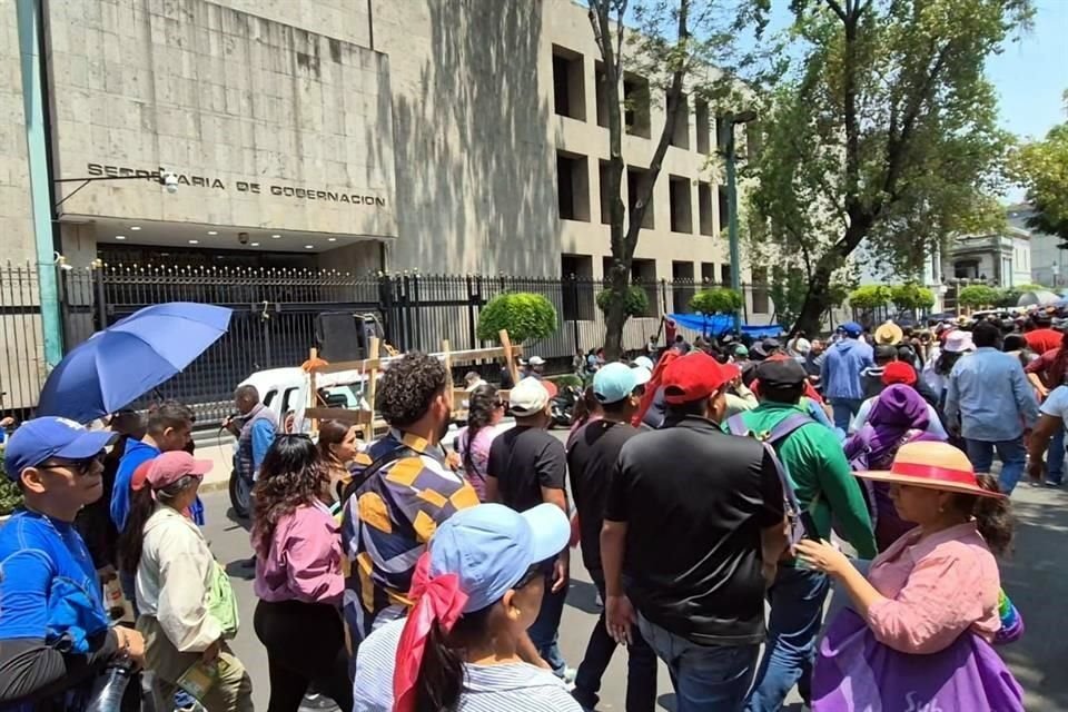 Los maestros demandan la abrogación de la Ley del ISSSTE del 2007.