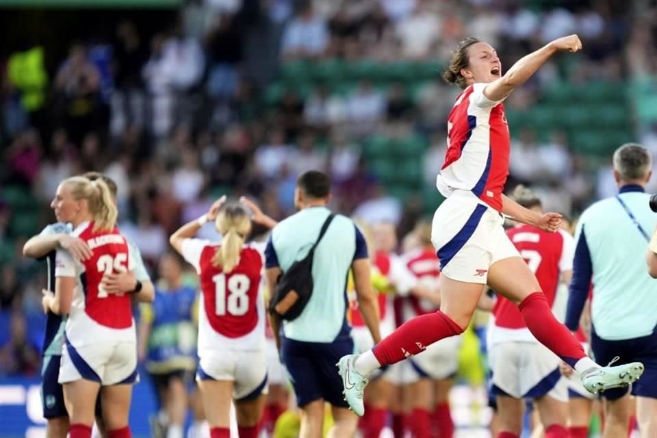 Arsenal no partía como favorito pero se llevó su segundo título de la UEFA Champions League Femenina en Lisboa.