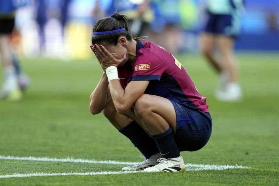 Las blaugranas perdieron su tercera final de Champions Femenina en la historia.