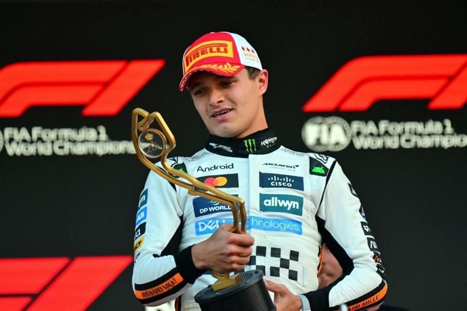 Lando Norris aprovechó las condiciones del circuito callejero para volver a ganar en la presente temporada.