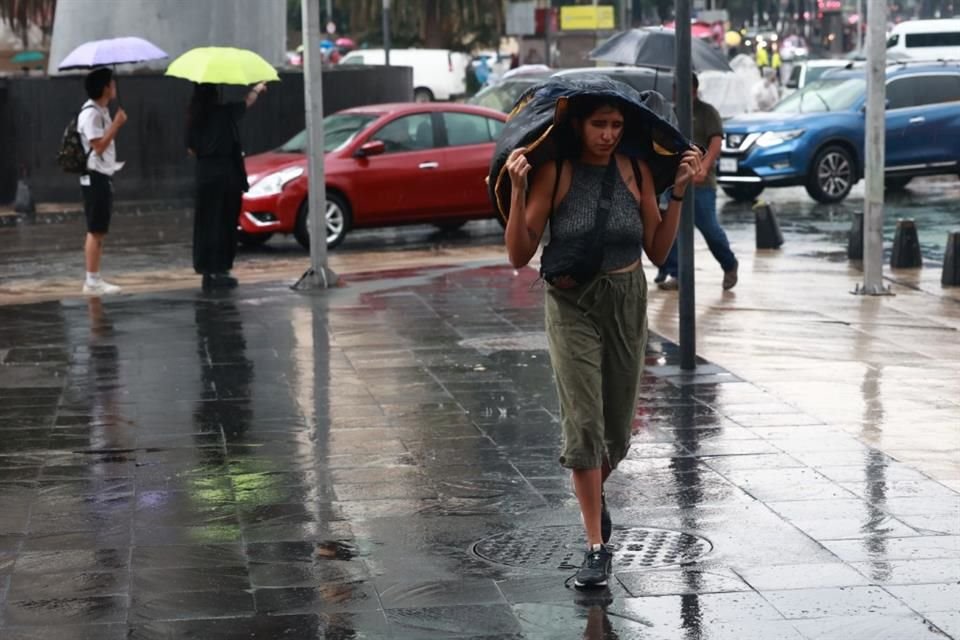 En la CDMX se esperan lluvias y vientos fuertes en las 16 alcaldías.