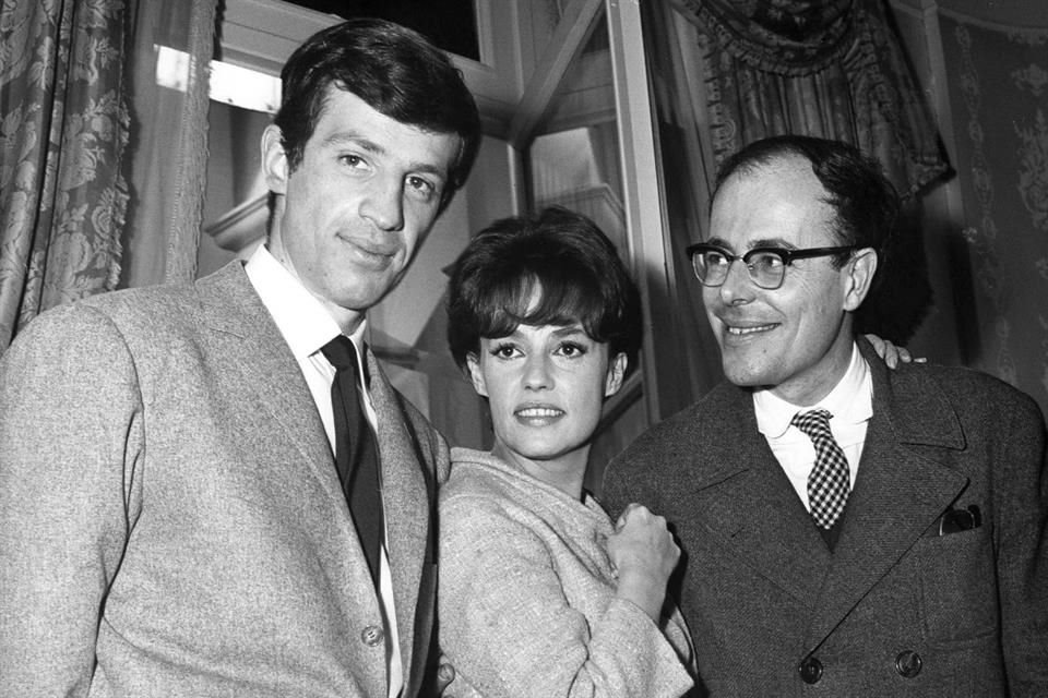 Marcel Ophuls (der.) era hijo del legendario cineasta judío-alemán Max Ophuls.