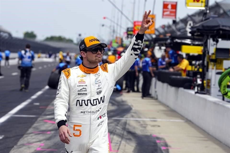 Pato O'Ward es tercer lugar de las 500 Millas de Indianápolis.
