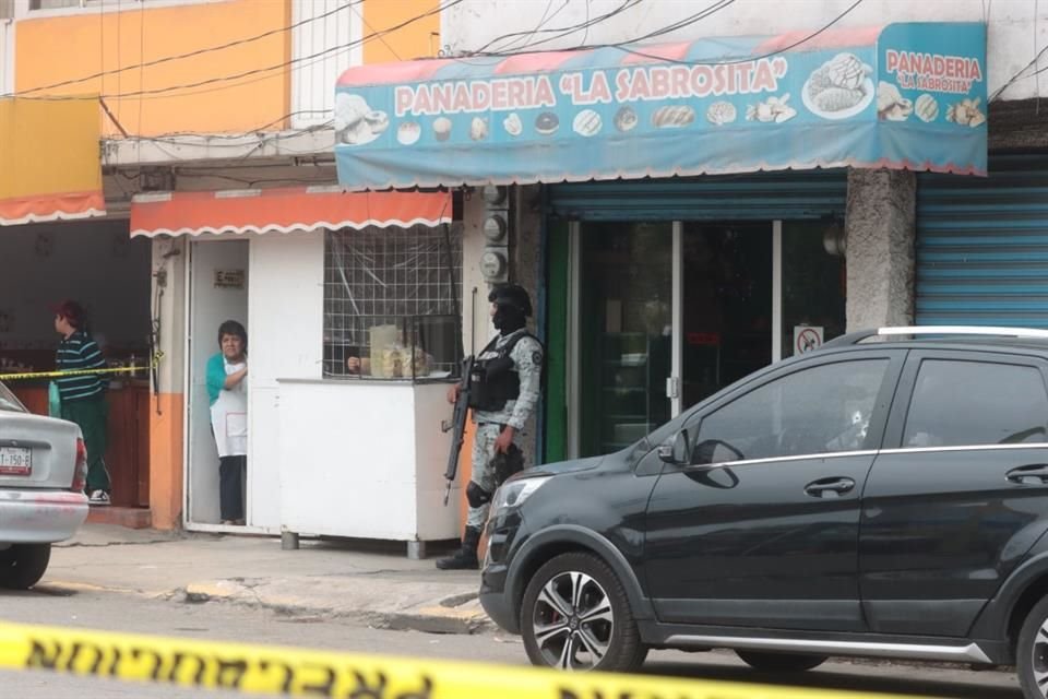 El presunto asaltante intentaba escapar cuando fue atacado a tiros.