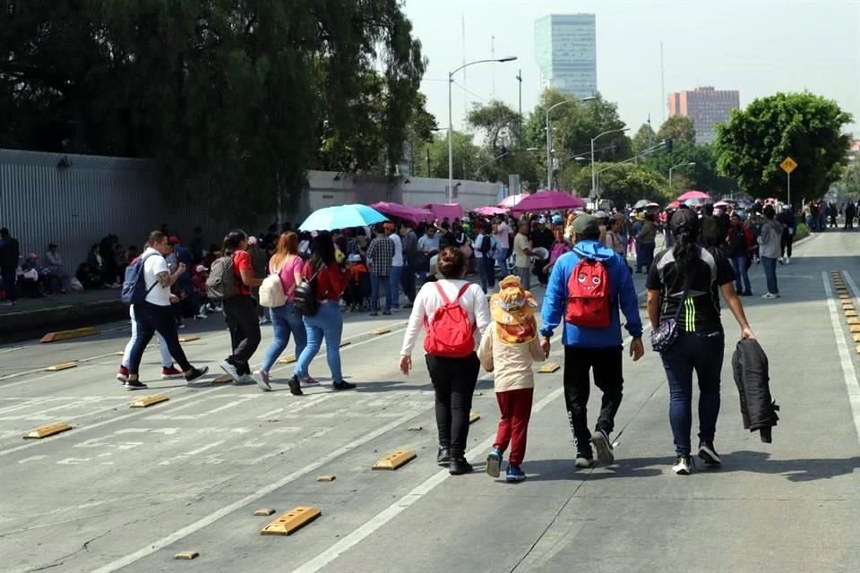 Afectaciones al transporte público debido a la movilización de los maestros en Buenavista.