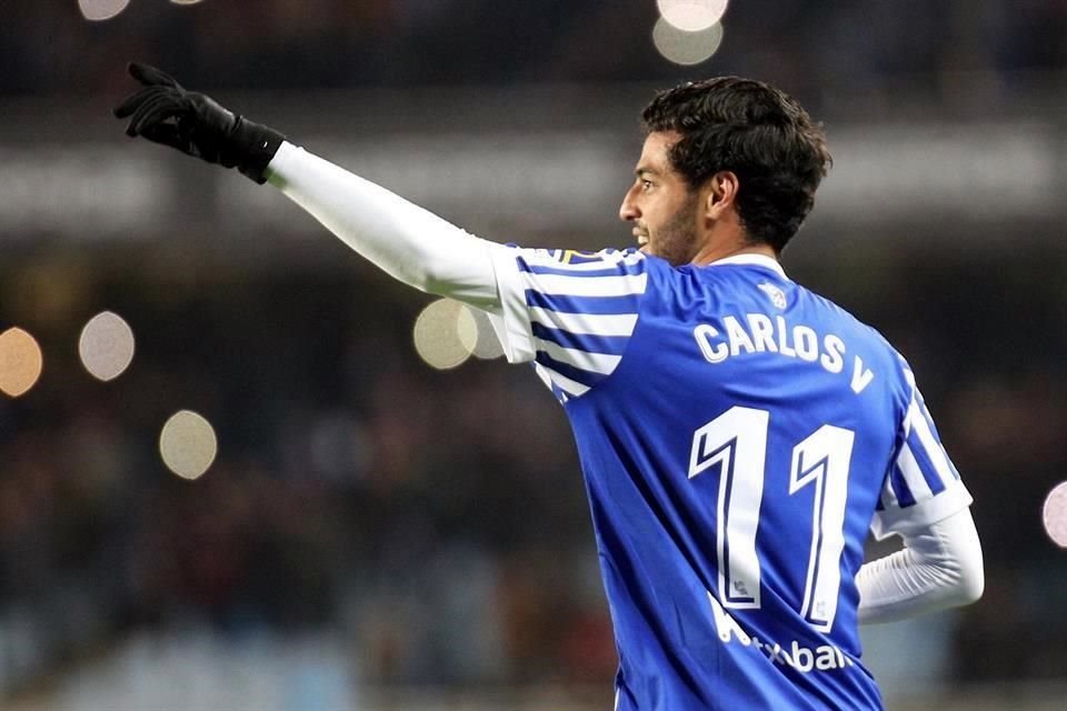 La Real Sociedad recordó cuando el mexicano defendió sus colores.