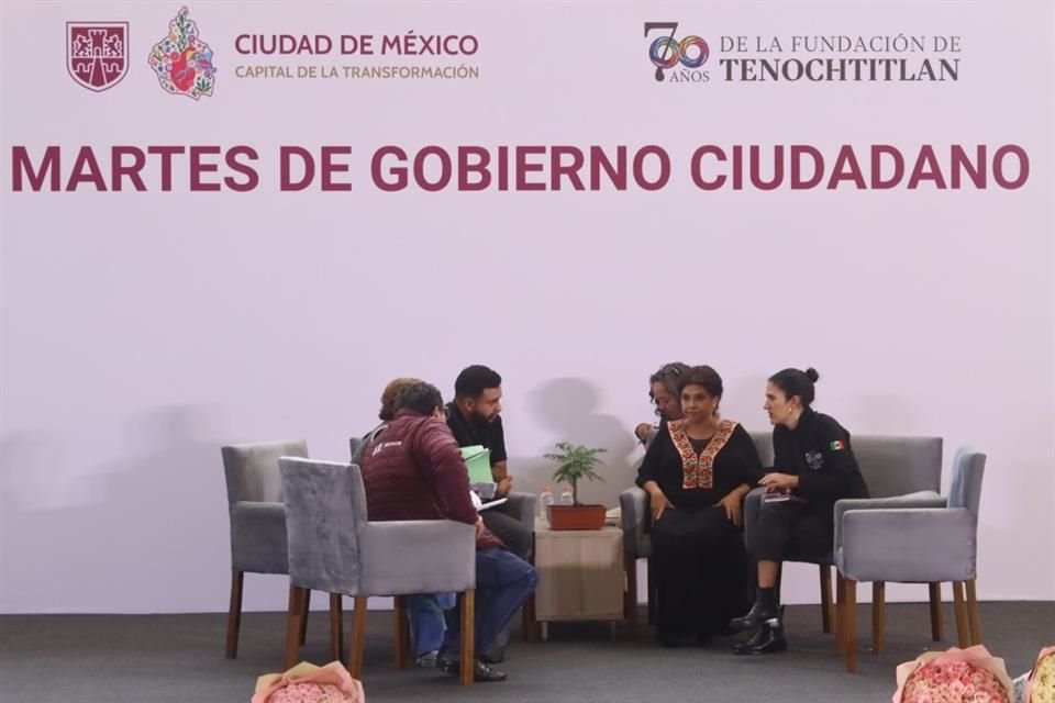 Clara Brugada, Jefa de Gobierno de la Ciudad de México, encabezó el martes de Gobierno Ciudadano.