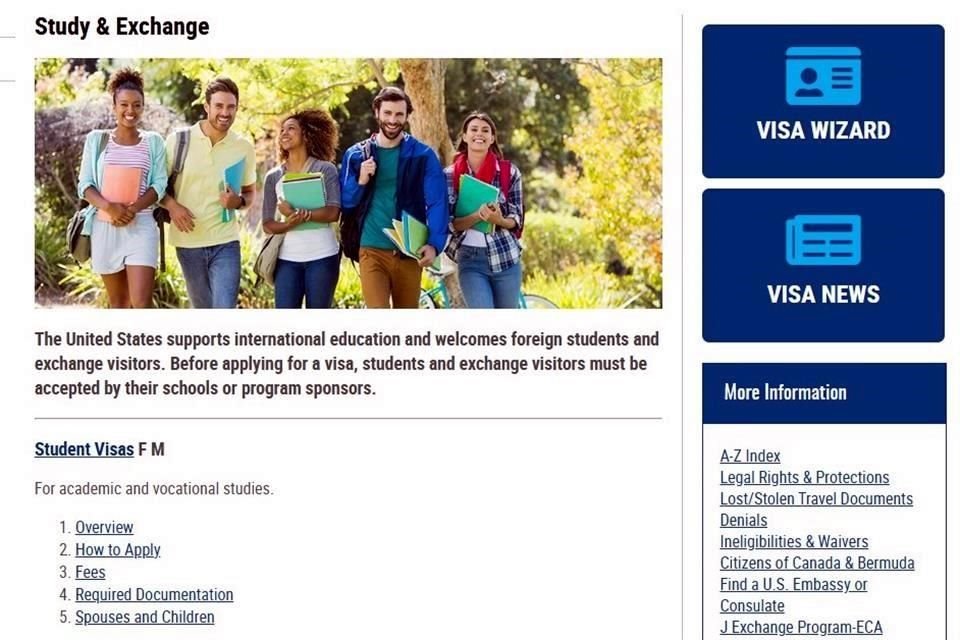 La Administración Trump estudia la posibilidad de aplicar un control más estricto entre los solicitantes de visas de estudiante.