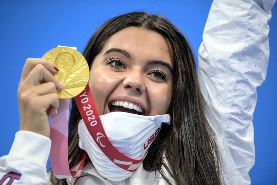 Anastasia Pagonis fue una de las sensaciones del día.