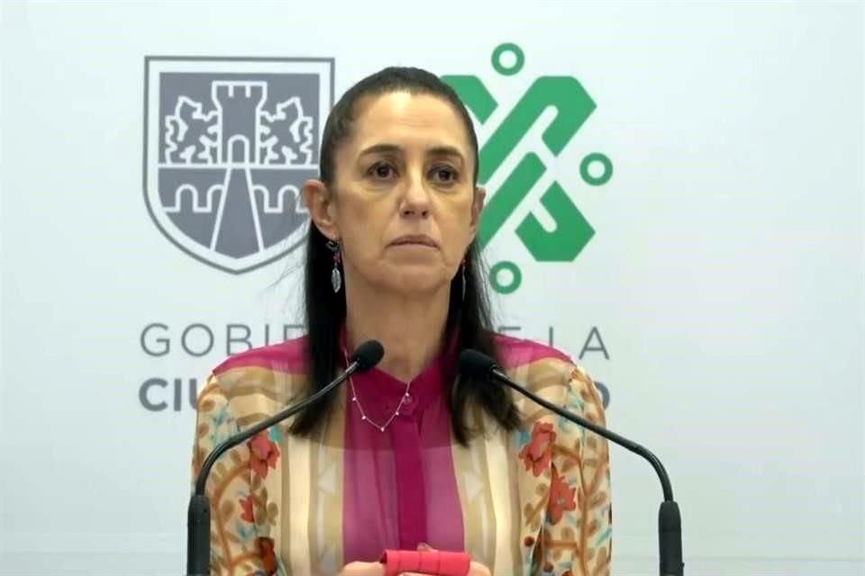 'Los niños y las niñas de nuestra Ciudad los hemos visto que están en plazas comerciales, en muchos lugares públicos, no creemos que la escuela sea un lugar riesgoso', dijo Sheinbaum.