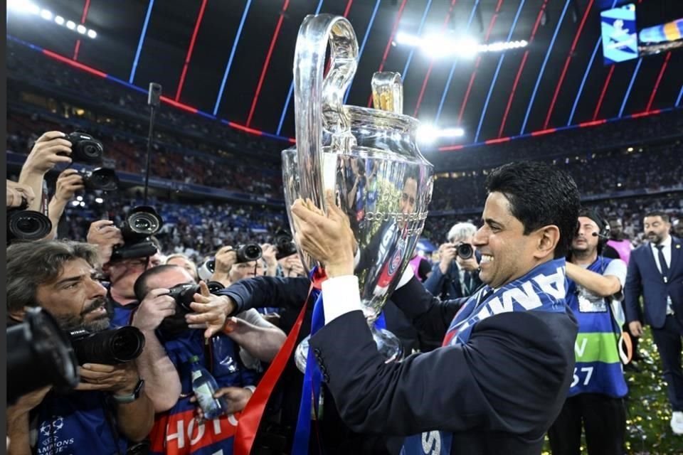 Nasser Al-Khelaïfi por fin tiene la Champions League.